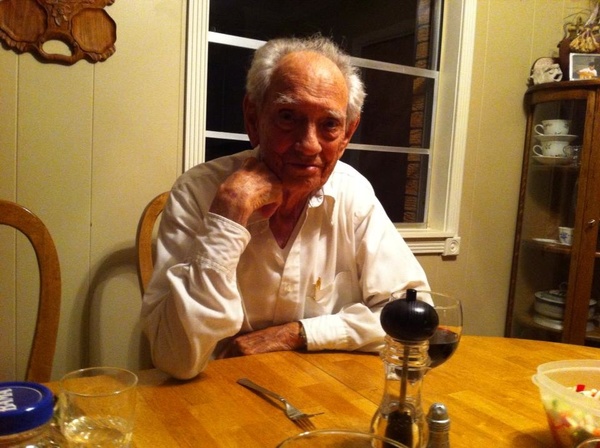 Grandpa Drinking Wine