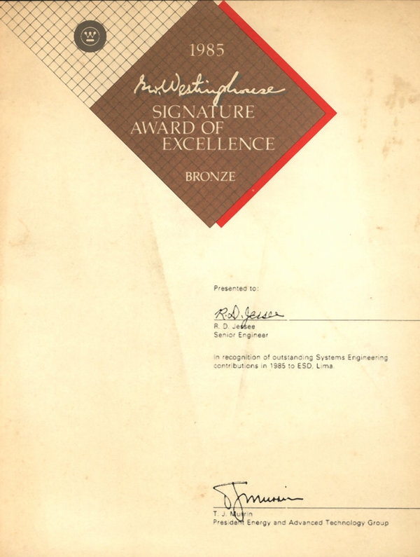 Westinghouse Award